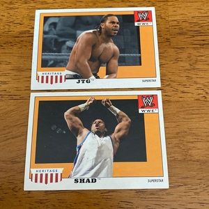 WWE Shad Gaspard and JTG Wrestling Cards